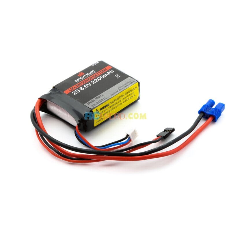 Batería LiFe receptor EC3 de 6.6 V 2200 mAh 2S