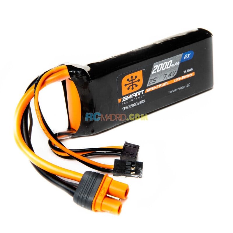 Batería LiPo Receptor SMART de 7.4 V 2000 mAh 2S