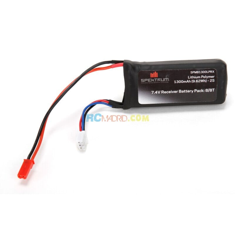 Batería receptor LiPo 7.4 V 1300 mAh 2S 5C JST-RCY