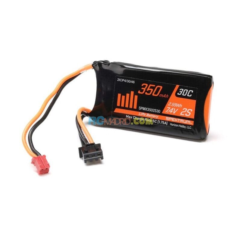 Batería LiPo 2S de 7.4 V y 350 mAh SCX24