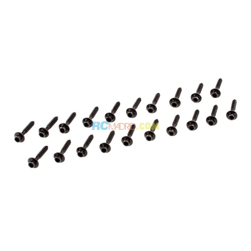 Tornillos para montaje de servos cabeza cilíndrica (20 unidades)