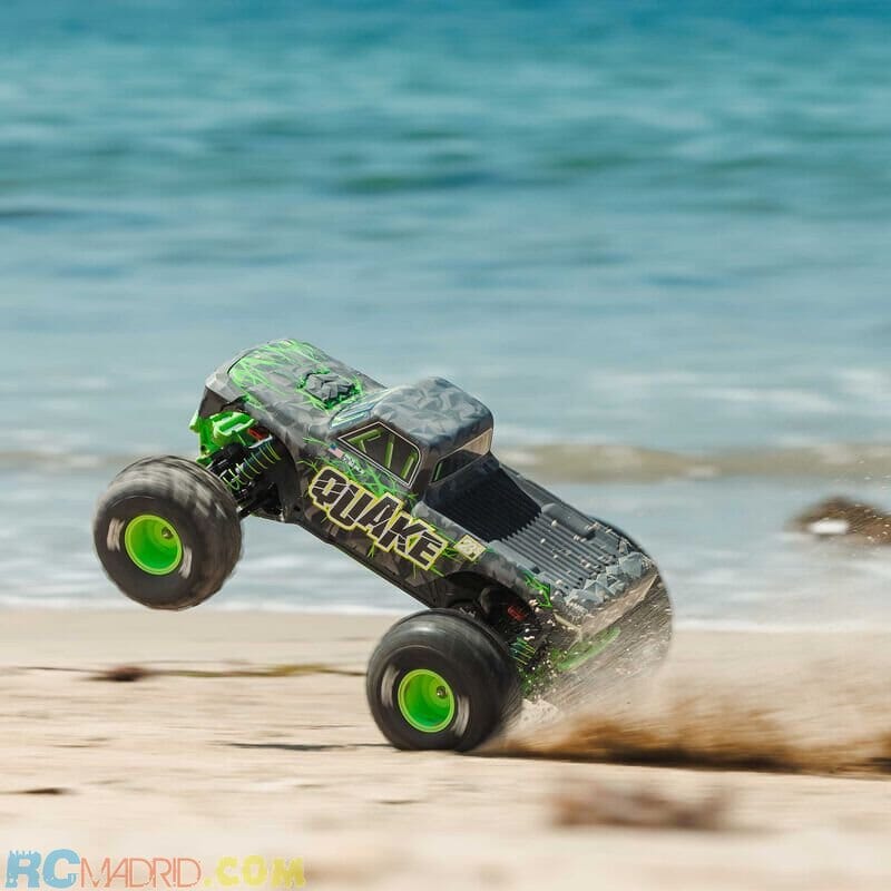 Coche QUAKE 223S DSC 2WD RTR Monster Truck Brushless Verde