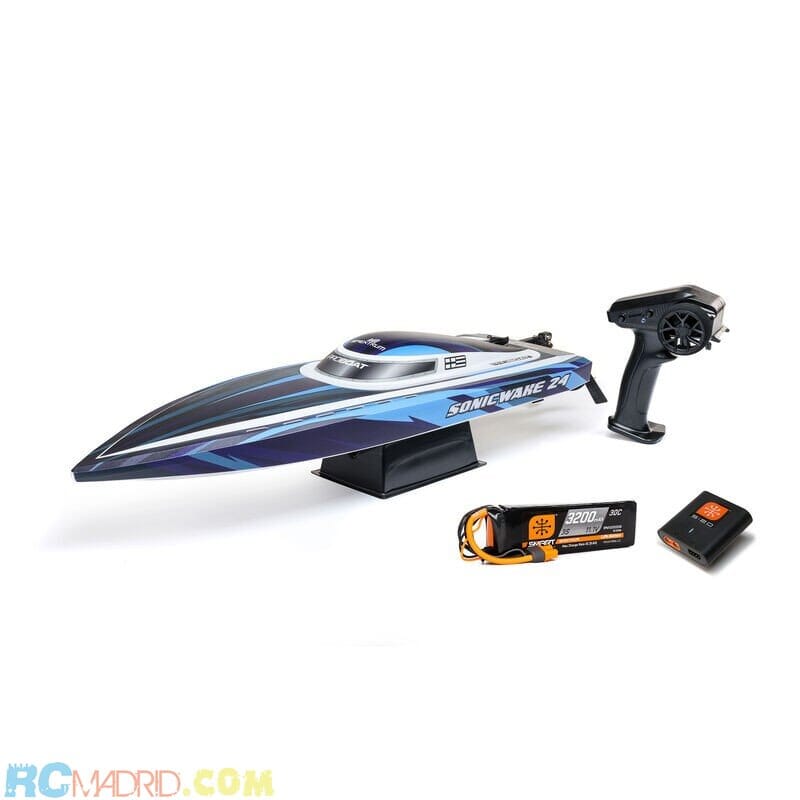 Lancha Sonicwake 24" Autoenderezado Brushless Deep-V RTR (Batería y Cargador Incluido)