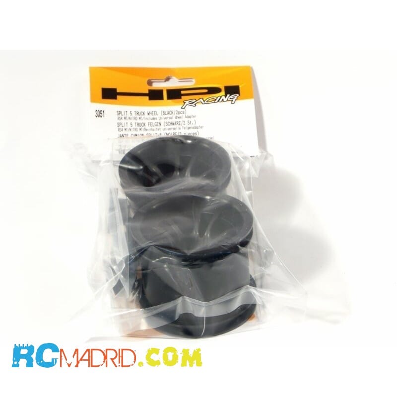 Split 5 Truck Wheel Black