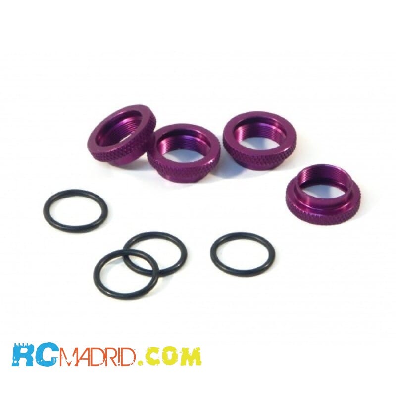 Shock Spring Adjust Nut Purple