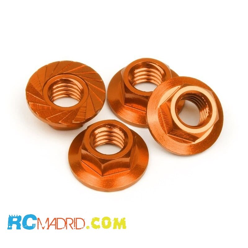 SERRATED FLANGE NUT M4...