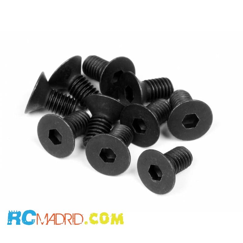 FLAT HEAD SCREW M3x6mm (HEX...