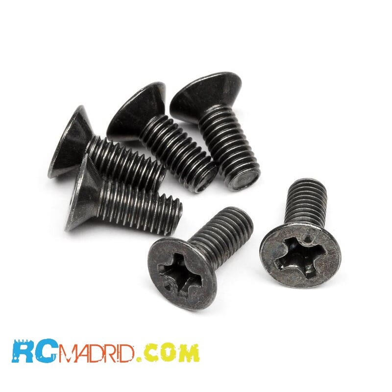FLAT HEAD SCREW M3 x 8mm (6...