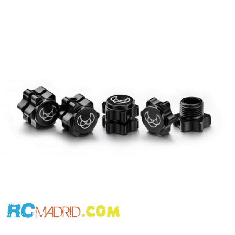 Wheel Hub Set 17mm black (4)