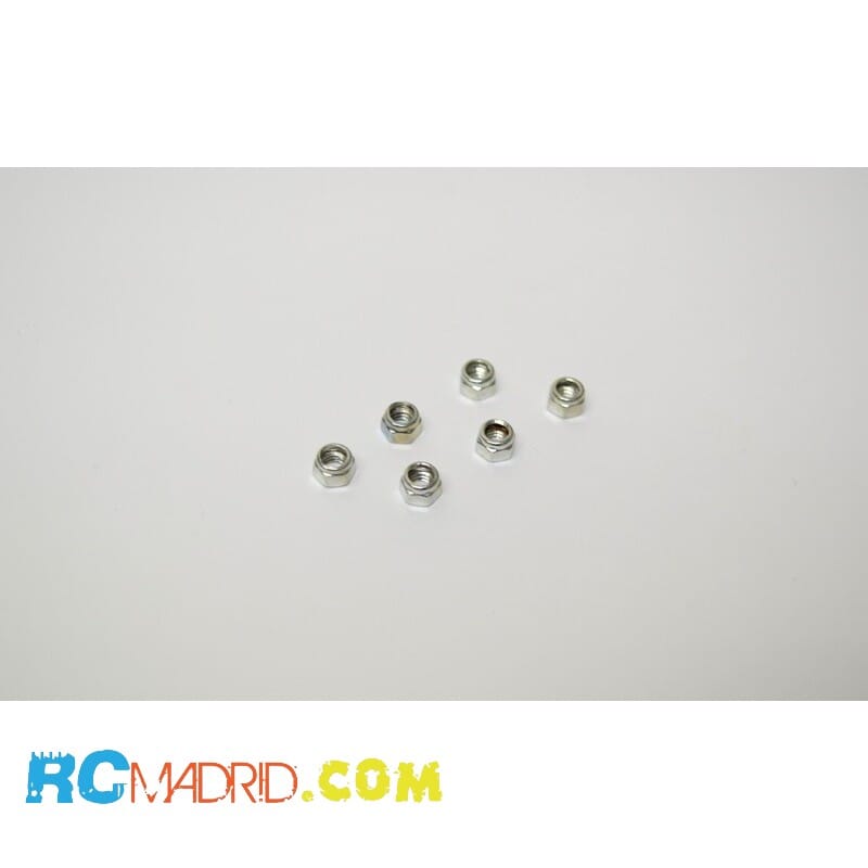 Nylon Lock Nut M3 (6) AB2.8 BL
