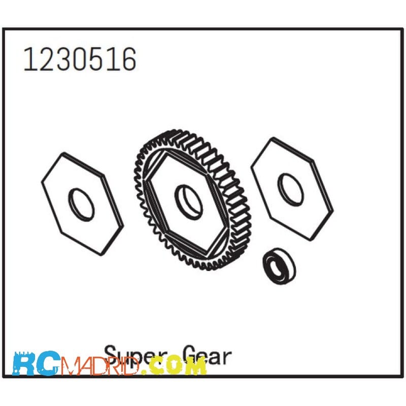 Main Gear 45T with Slipper...
