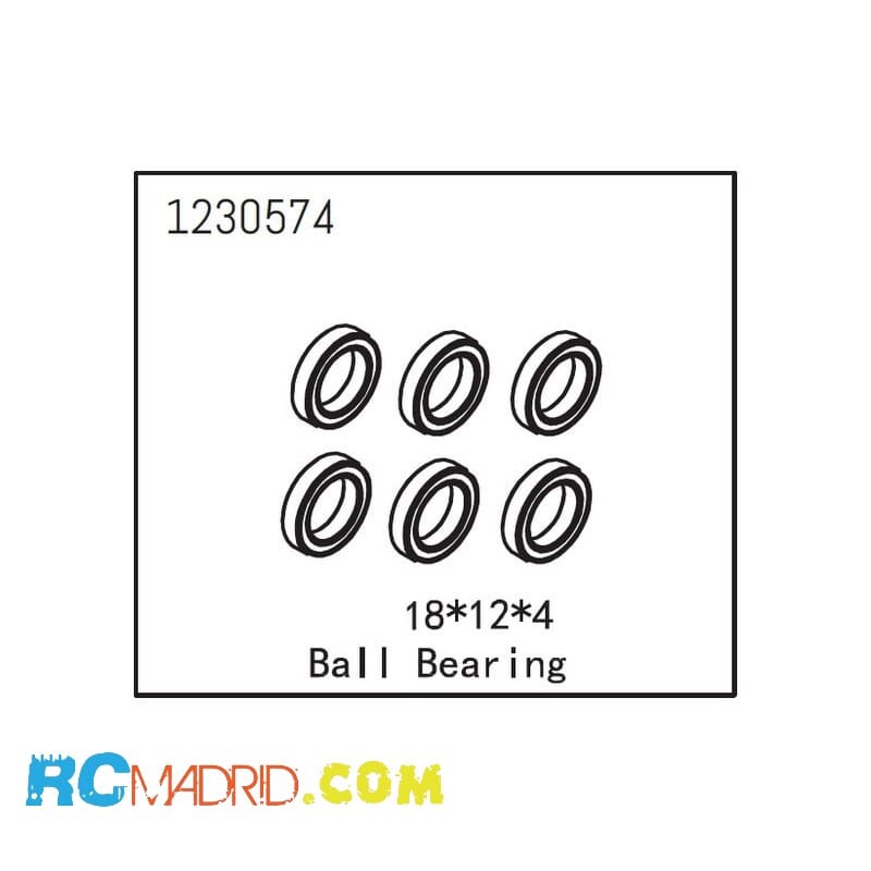 Ball Bearing 18x12x4