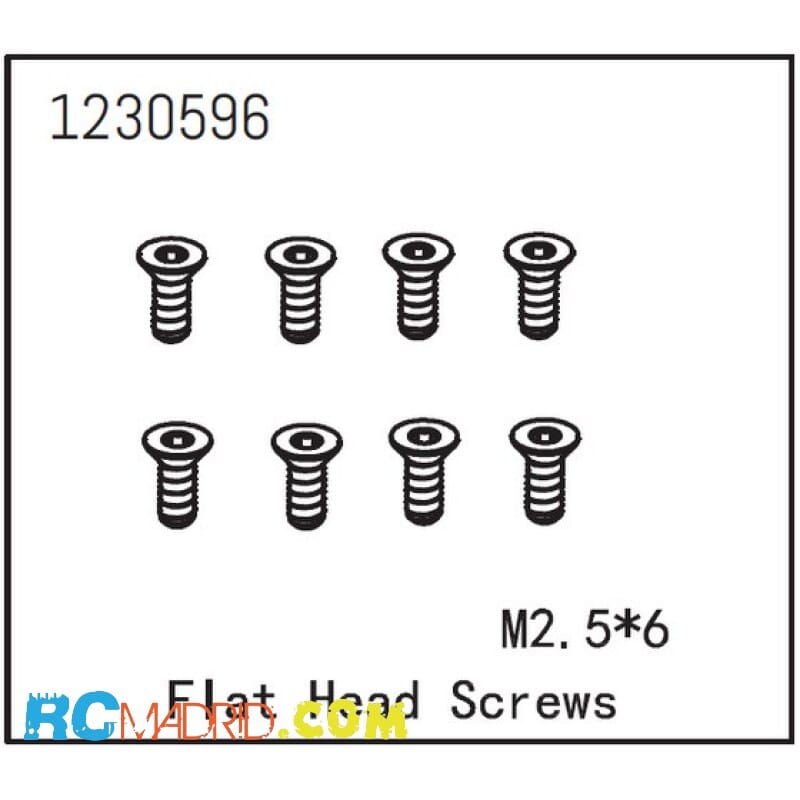 Flat Head Screw M2.5x6