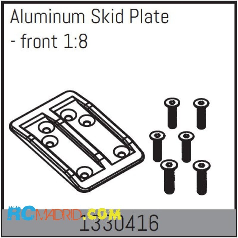 Aluminum Skid Plate - front...