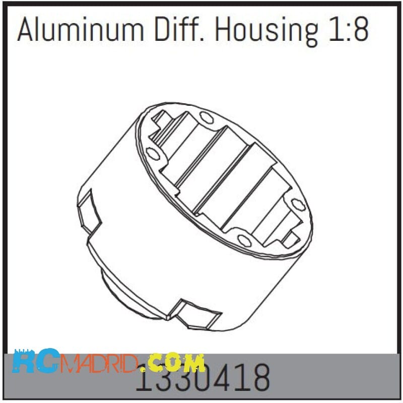 Aluminum Diff. Housing 1:8