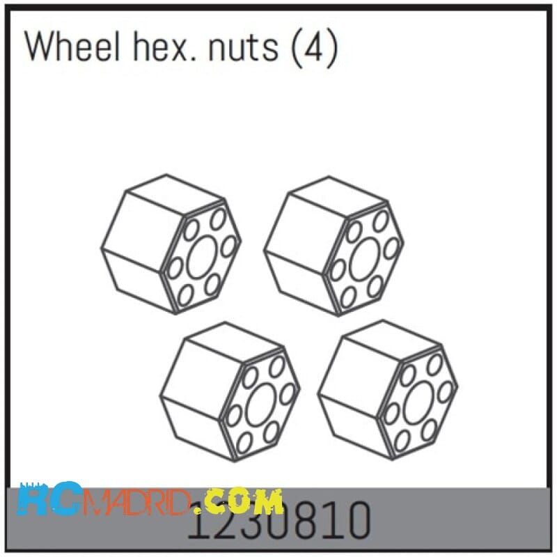 Wheel Hex Hubs 12mm