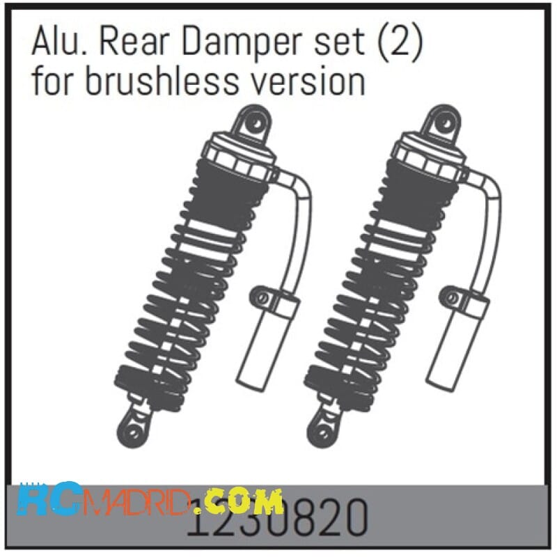 Aluminum Rear Shock Set