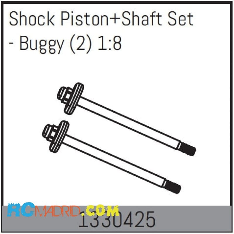 Shock Piston+Shaft Set - Buggy