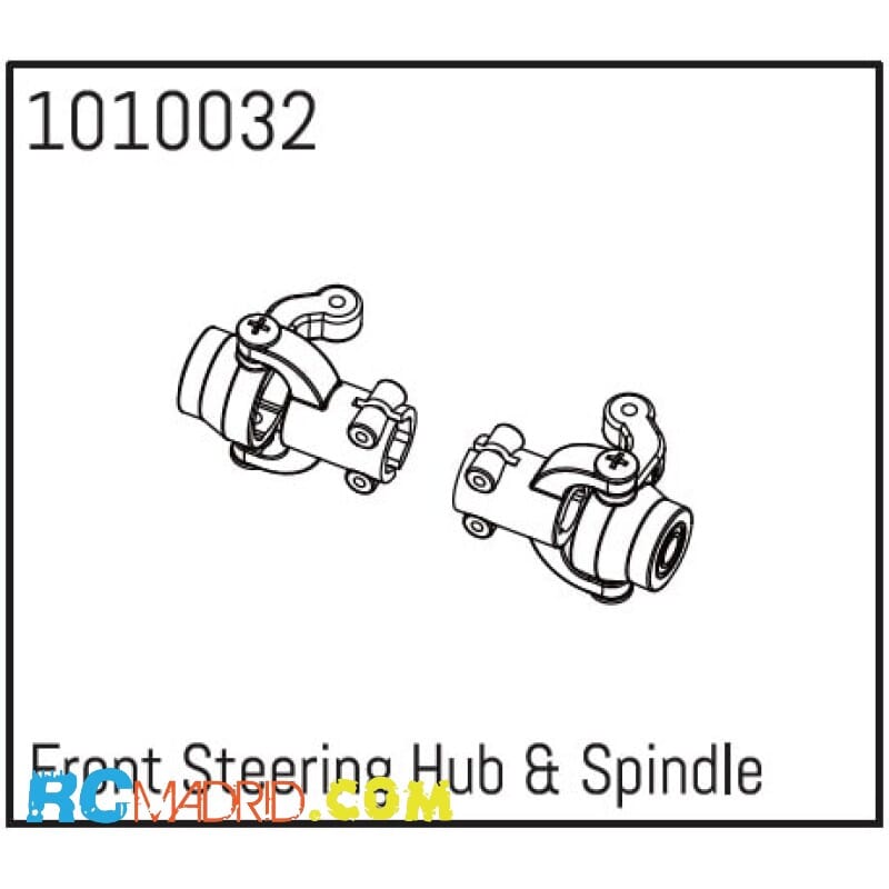 Front Steering Hub & Spindle