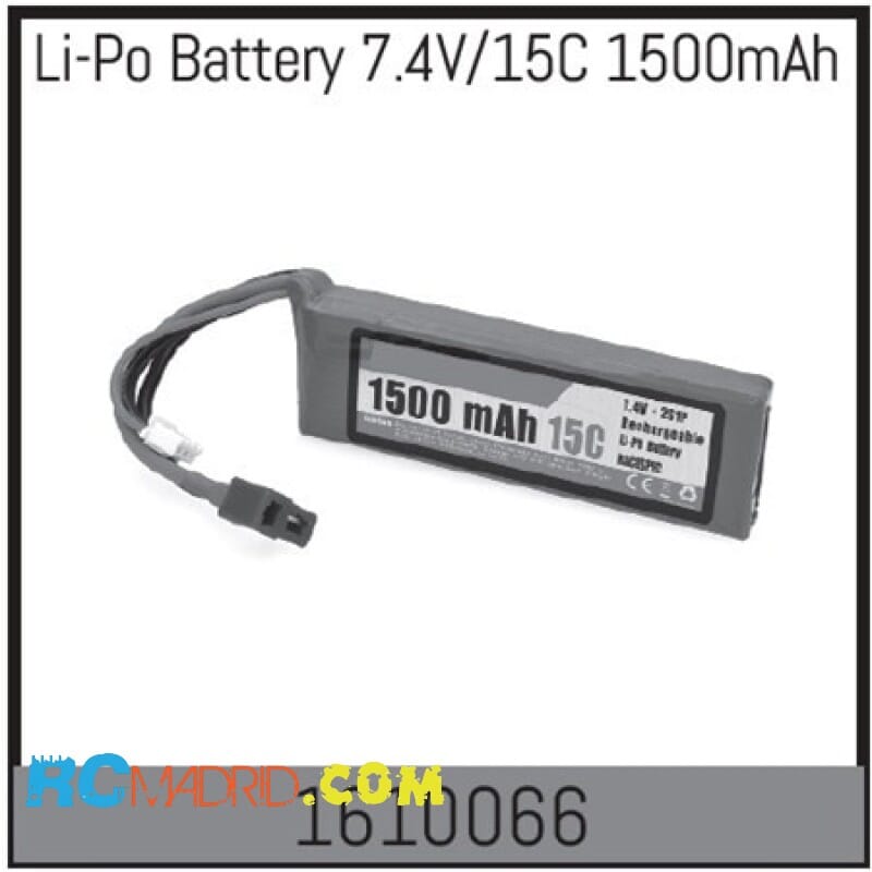 Li-Po Battery 7.4V/15C 1500mAh