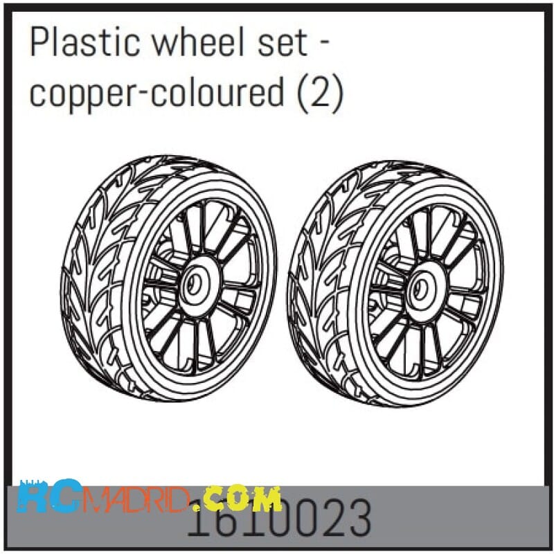 Plastic wheel set -...