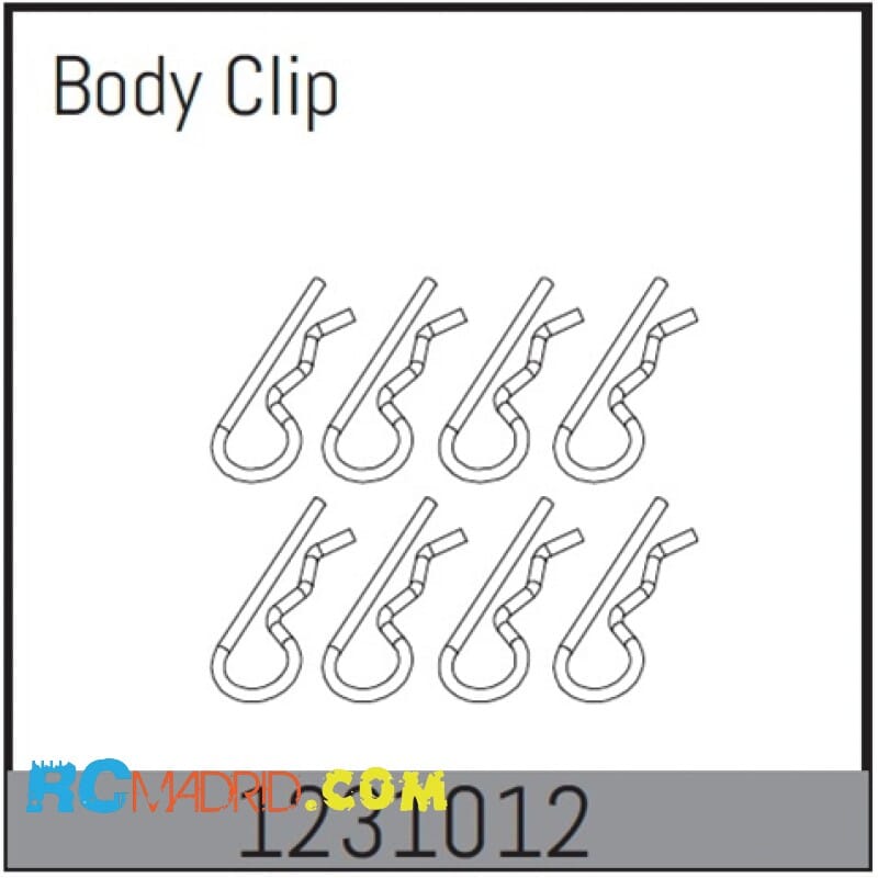 Body Clips 8 - CR3.4eco