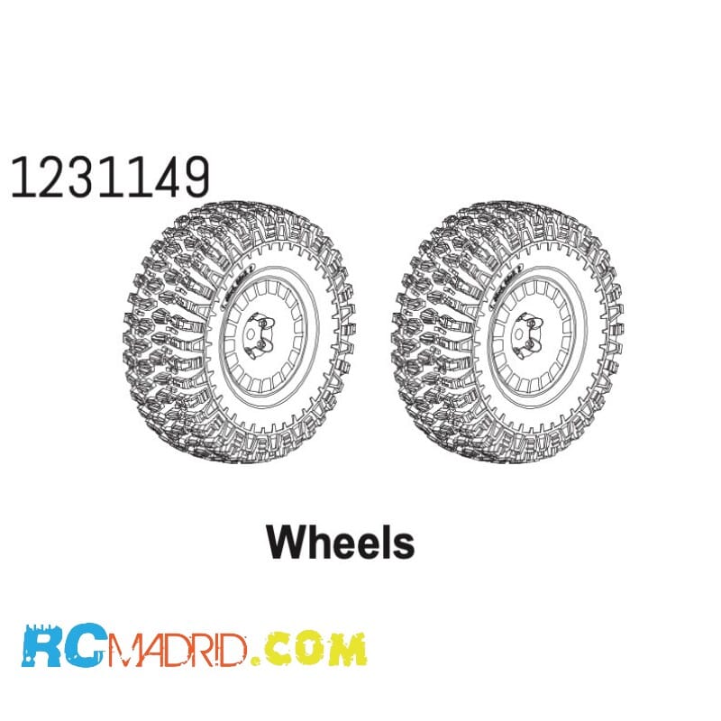 2.2"" Tire Set CR4.4 (2)
