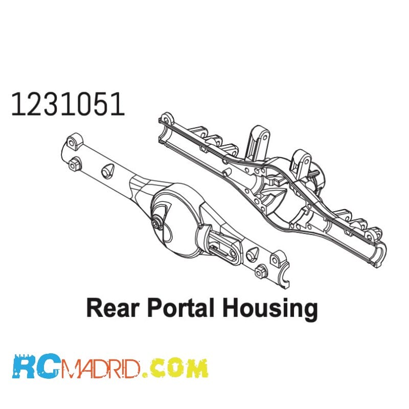 Rear Axle Housing CR4.4