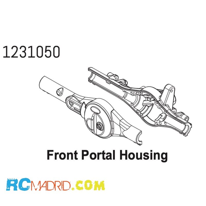 Front Axle Housing CR4.4