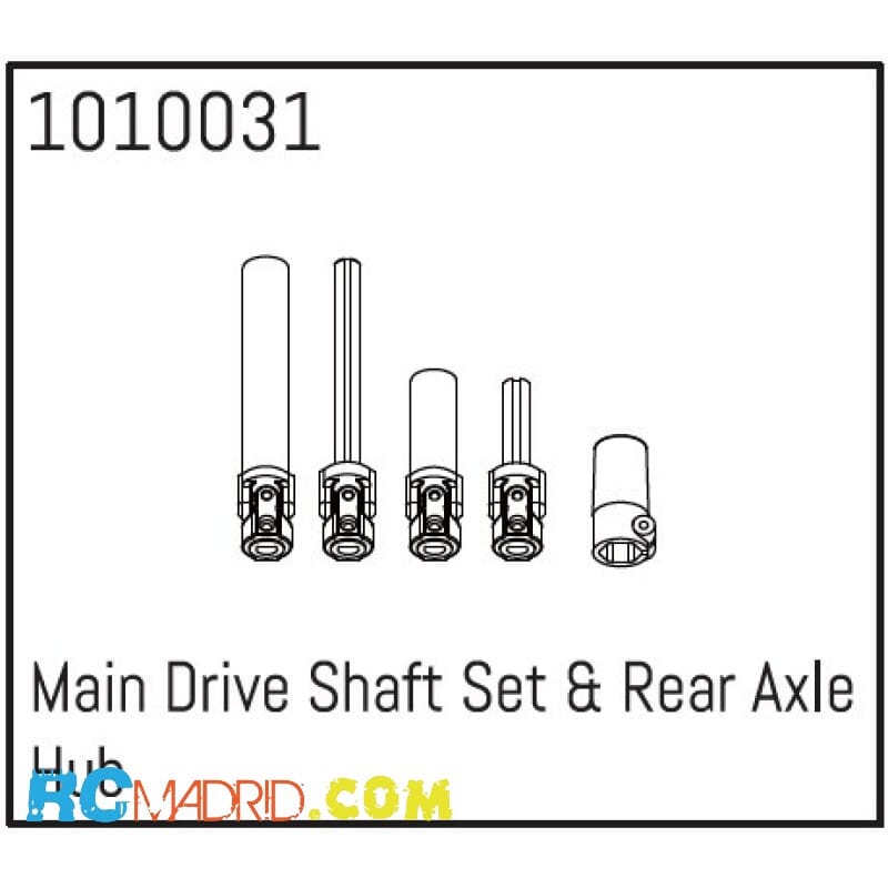 Main Drive Shaft Set & Rear...