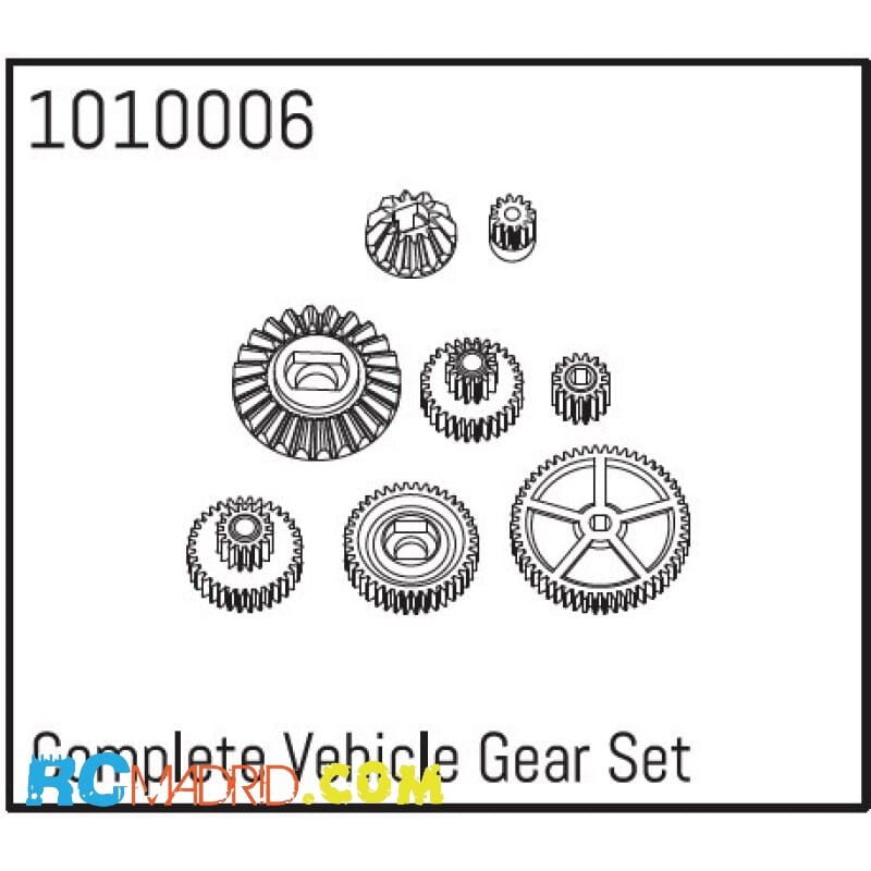 Complete Vehicle Gear Set...