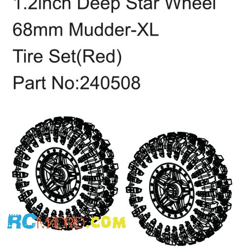 1.2inch Deep Star Wheel...