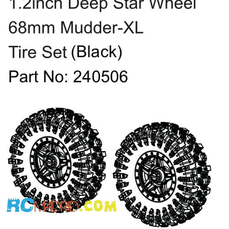 1.2inch Deep Star Wheel...