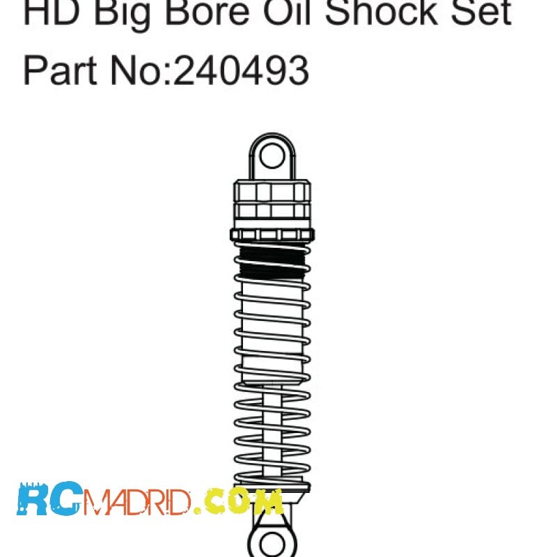 HD Big Bore Oil shock set