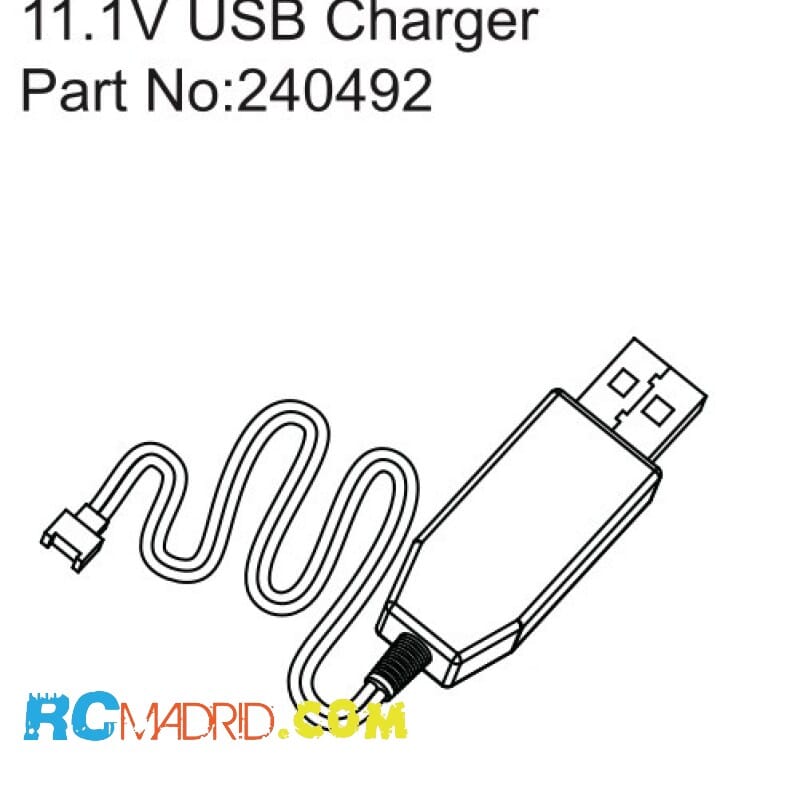 11.1V USB Charger