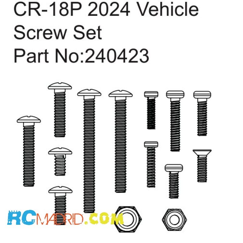 CR-18P 2024 Vehicle Screw Set