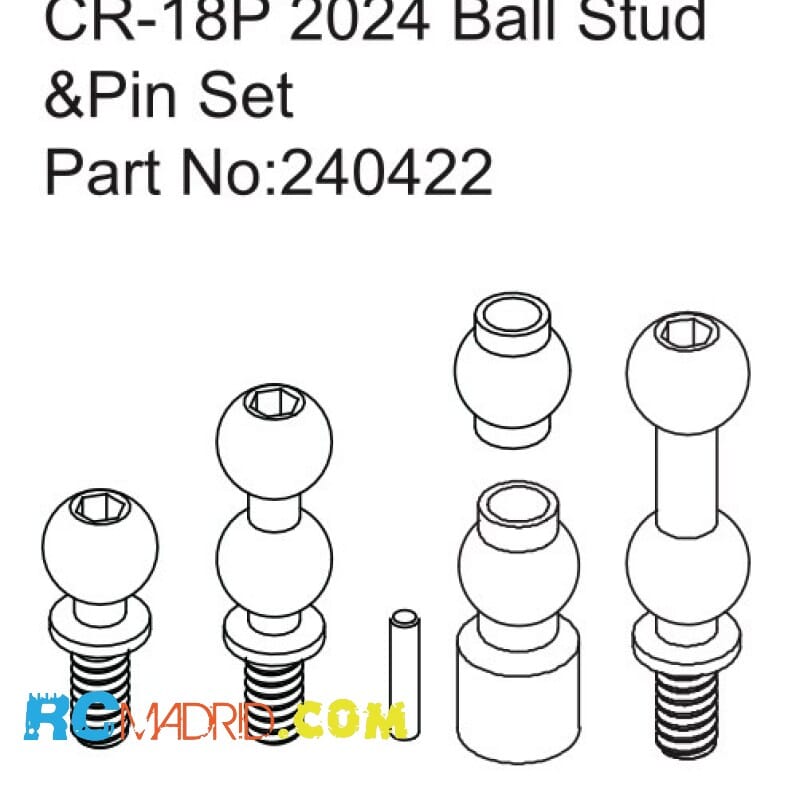 CR-18P 2024 Ball Stud & Pin...