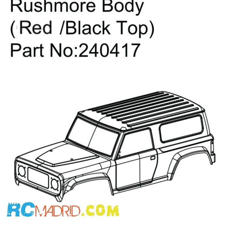 Rushmore Body (Red-Black)