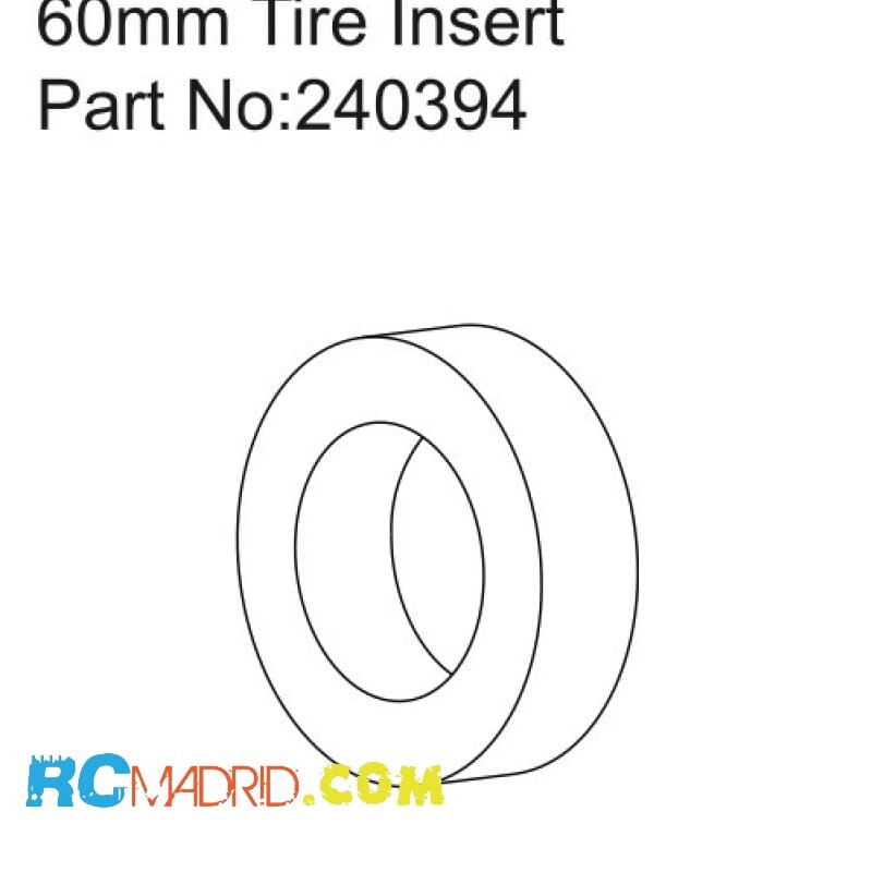 1.2"" 60mm Tire Insert