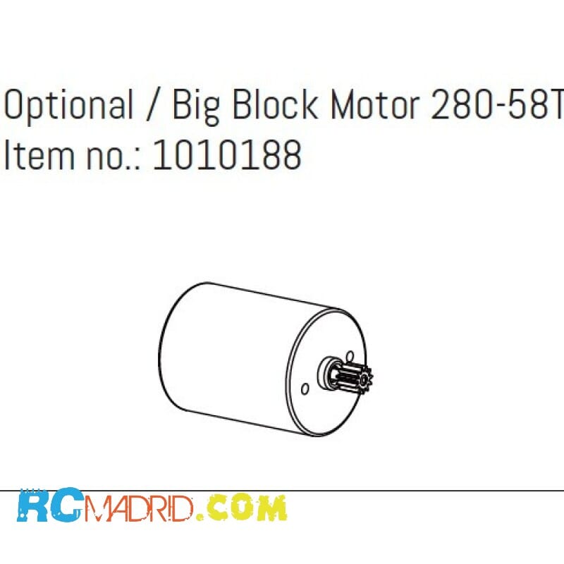 Opt. Big Block Motor 280-58T