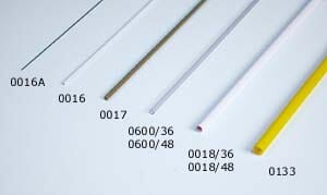 Tubo plastico transparente 2 x 1 x 920 mm