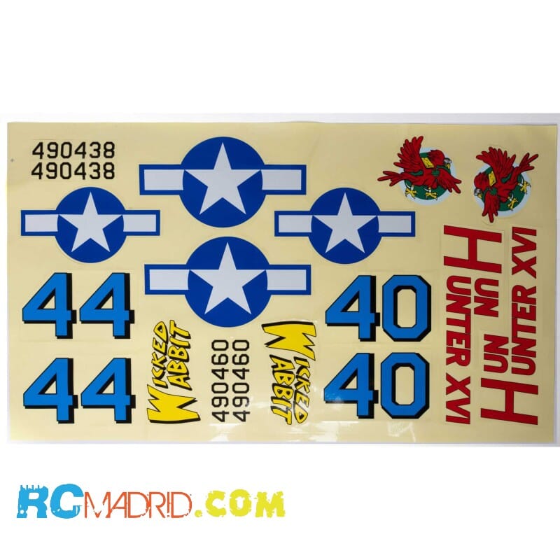 Decal Set: Fun Scale P-47...