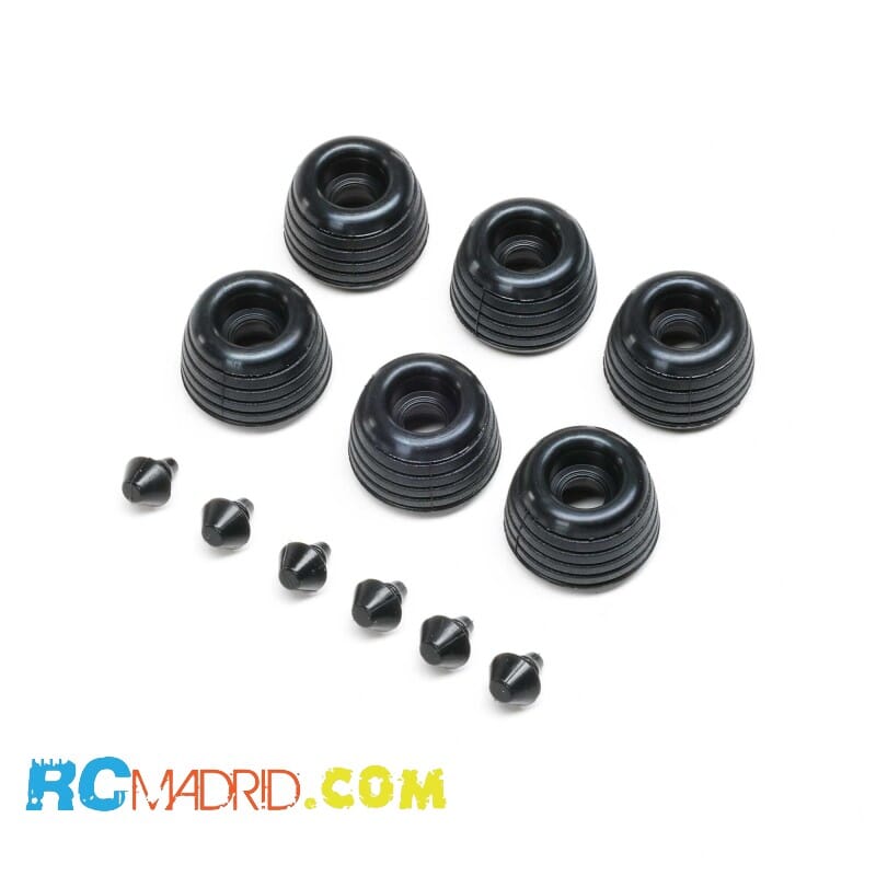 Rubber Lean Bar Wheels &...