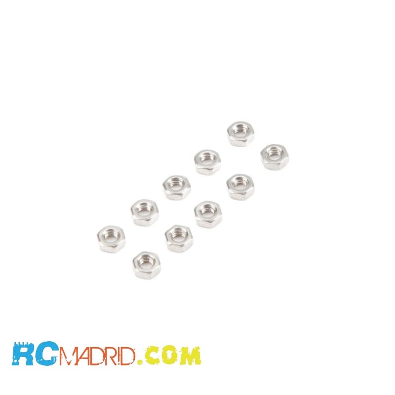Flat Nut M3 x 0.5 x 5mm (10)