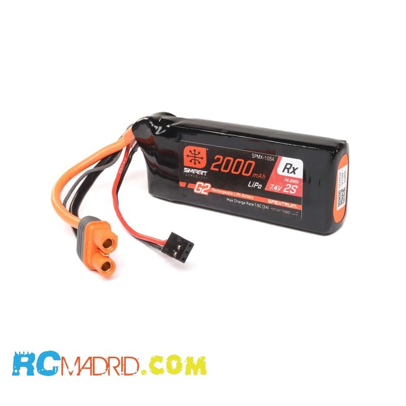 7.4V 2000mAh 2S 15C Smart...
