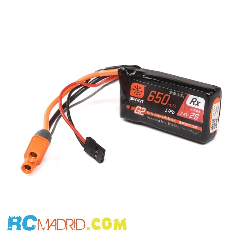 7.4V 650mAh 2S 15C Smart G2...