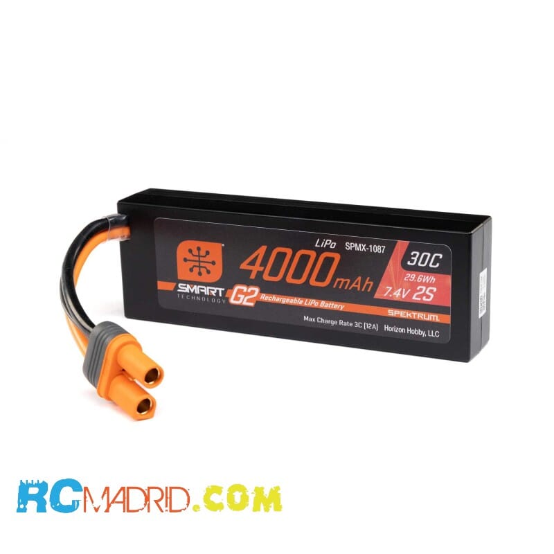 7.4V 4000mAh 2S 30C Smart...