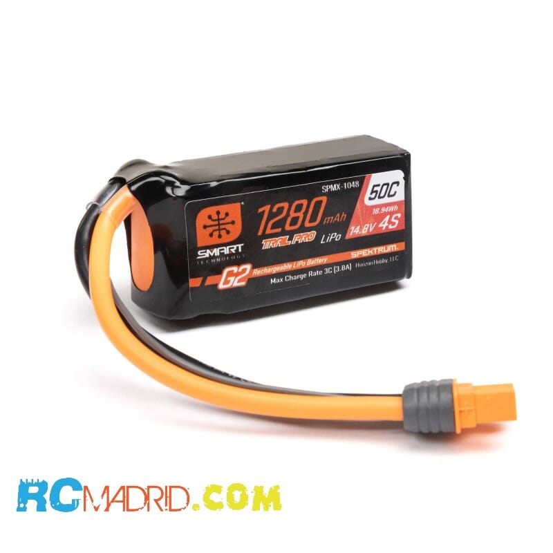 14.8V 1280mAh 4S 50C Smart...