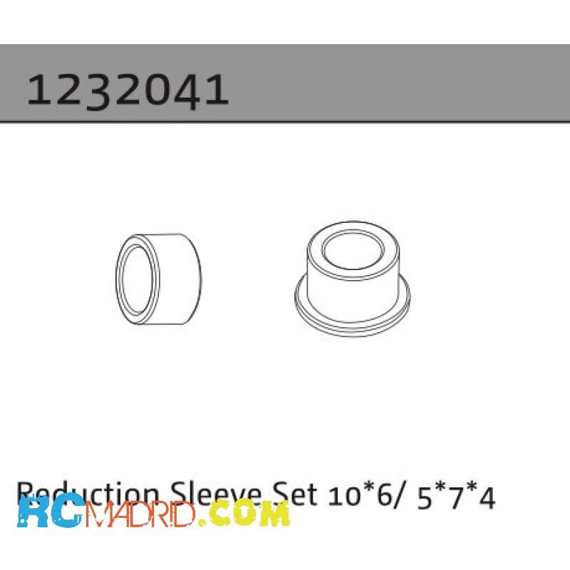 Reduction Sleeve Set 10*6 -...