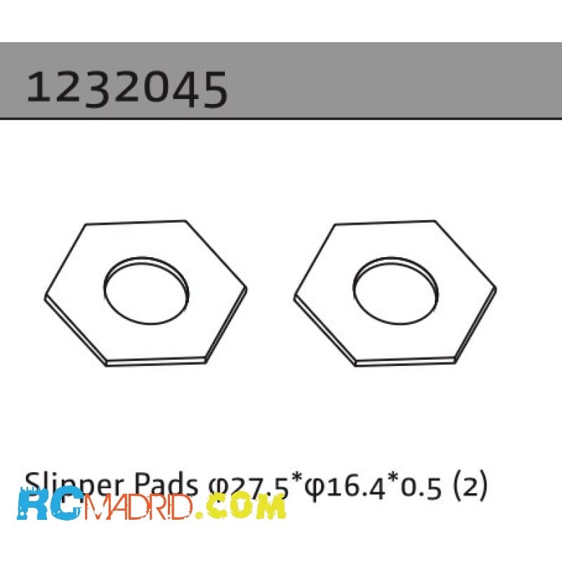 Slipper Pads 27.5*16.4*0.5